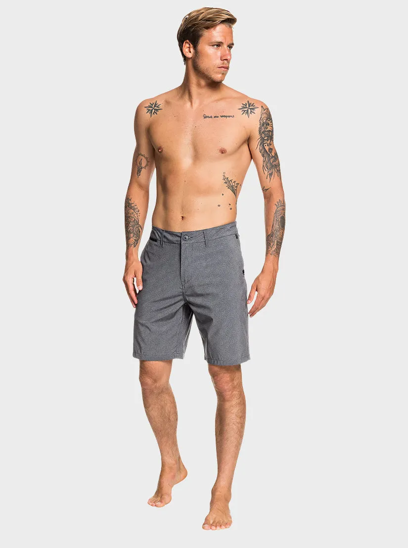 Quiksilver Union Heather Amphibian 20 Shorts-Schwarz