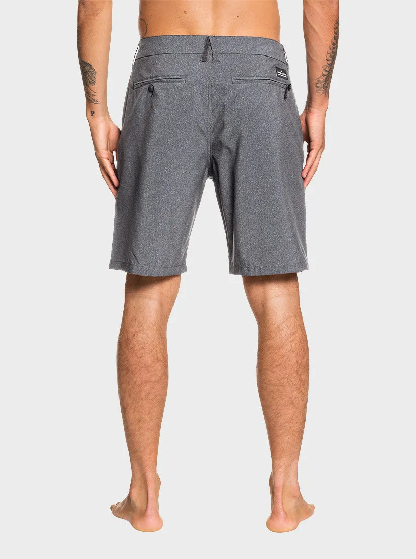 Quiksilver Union Heather Amphibian 20 Shorts-Schwarz