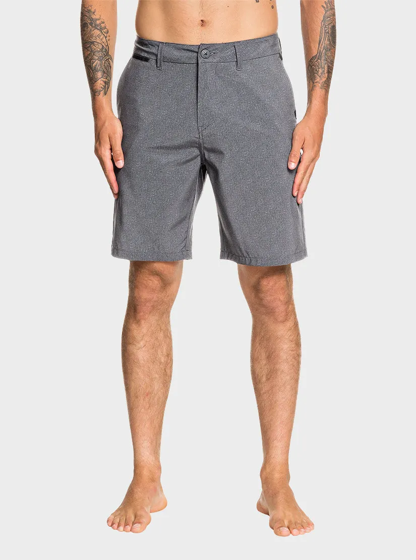 Quiksilver Union Heather Amphibian 20 Shorts-Schwarz
