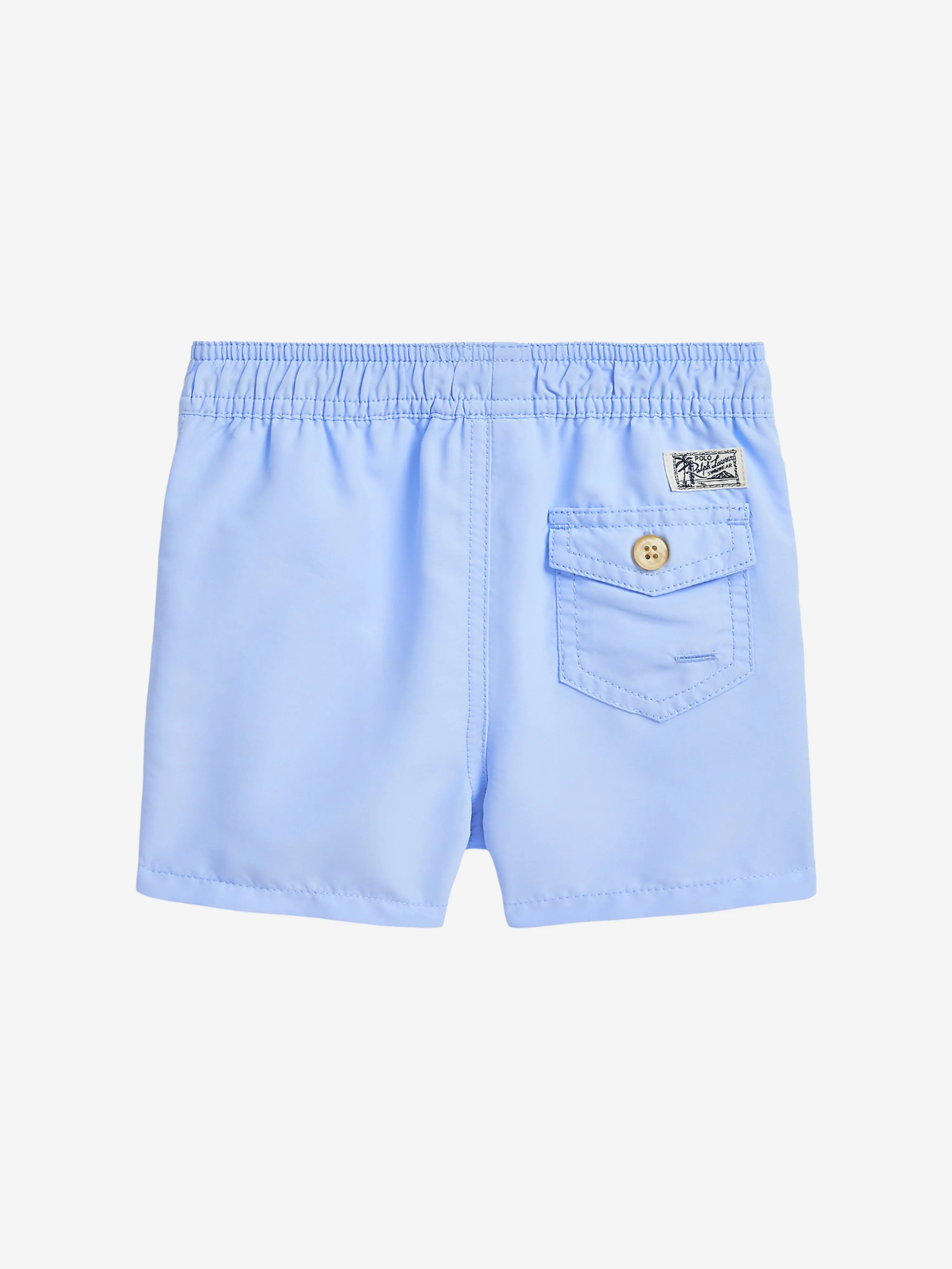 Ralph Lauren Baby Boys Logo Badeshorts in Blau