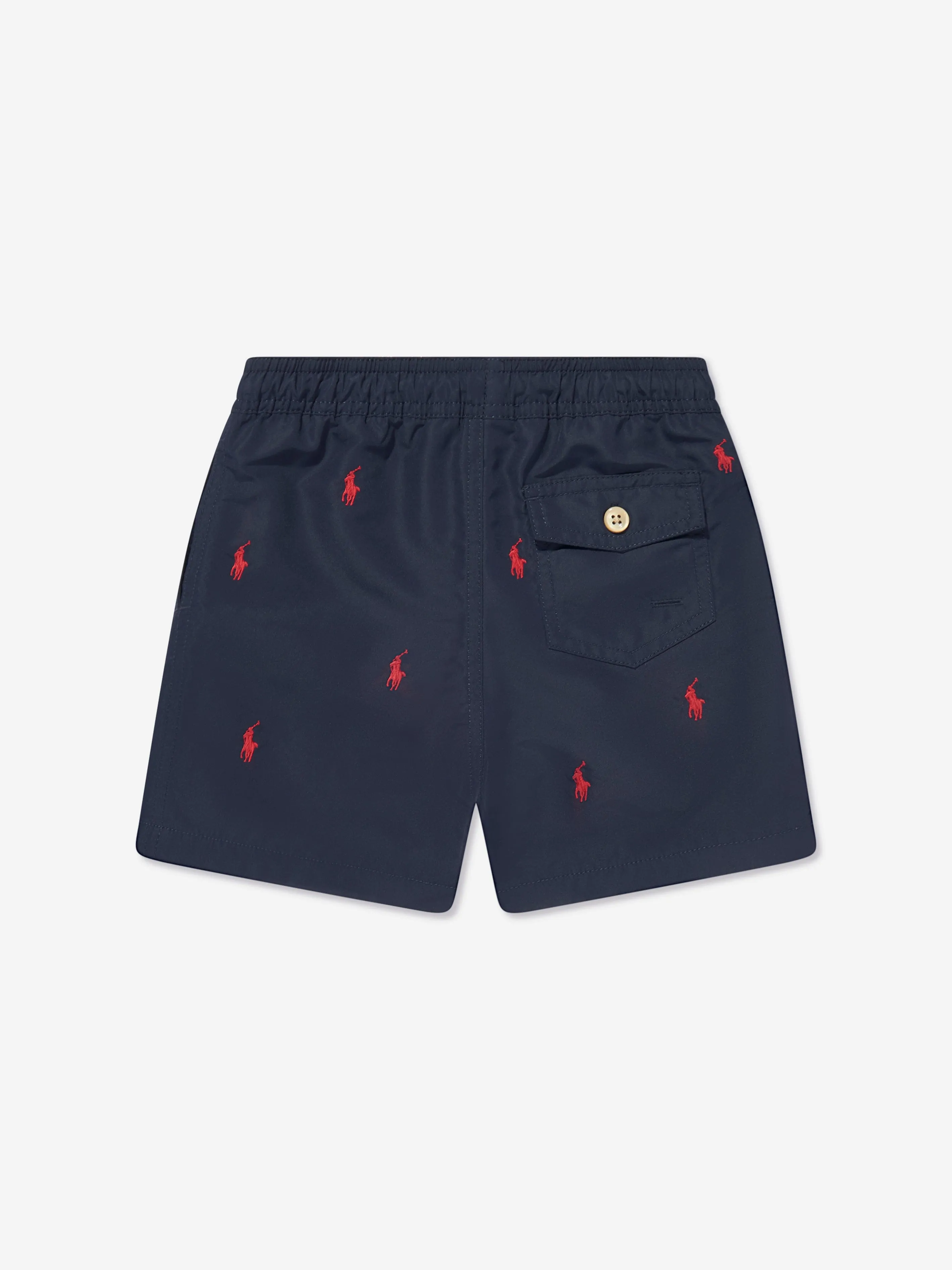 Ralph Lauren Jungen Logo Badeshorts in Marine