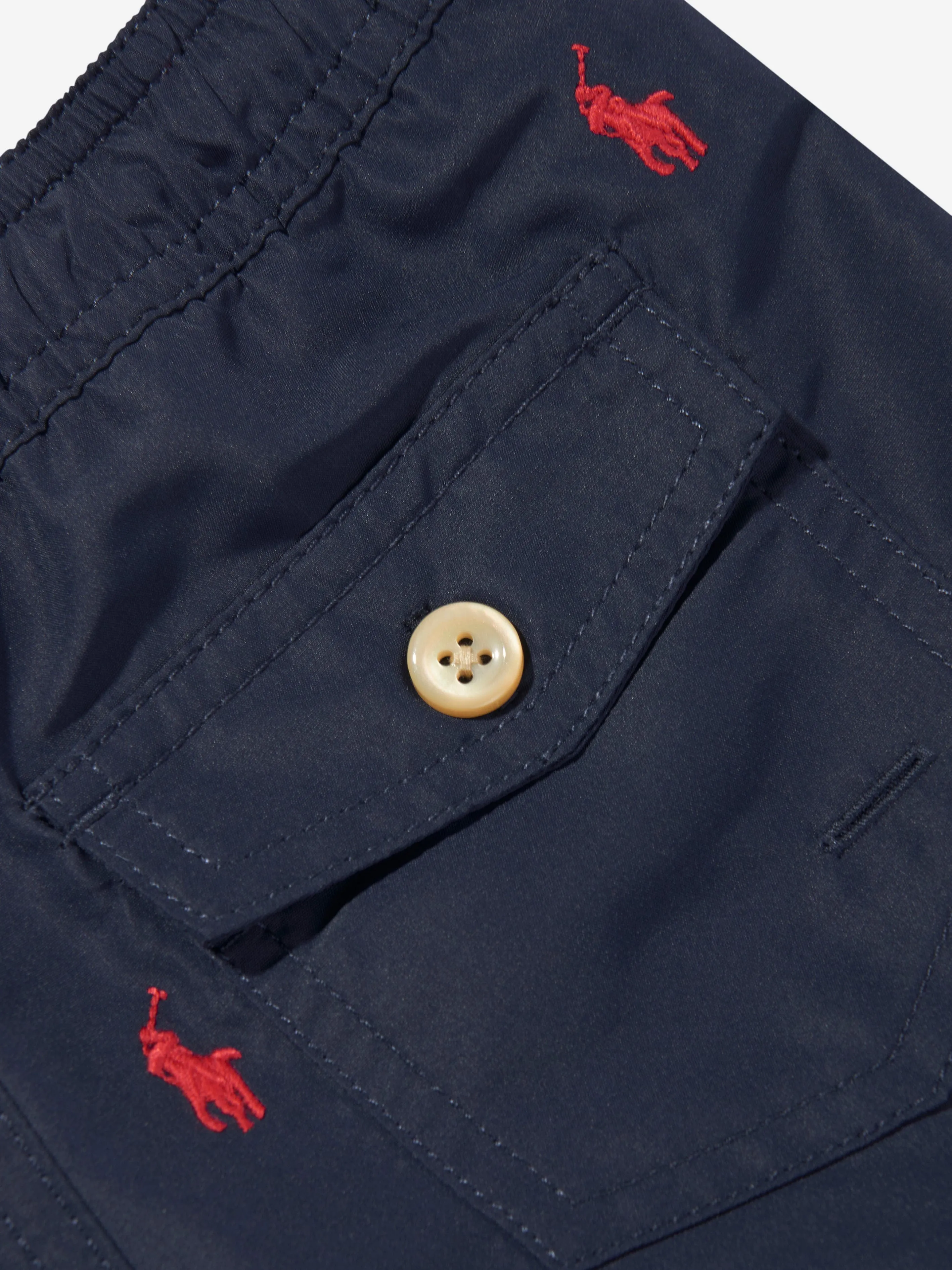 Ralph Lauren Jungen Logo Badeshorts in Marine