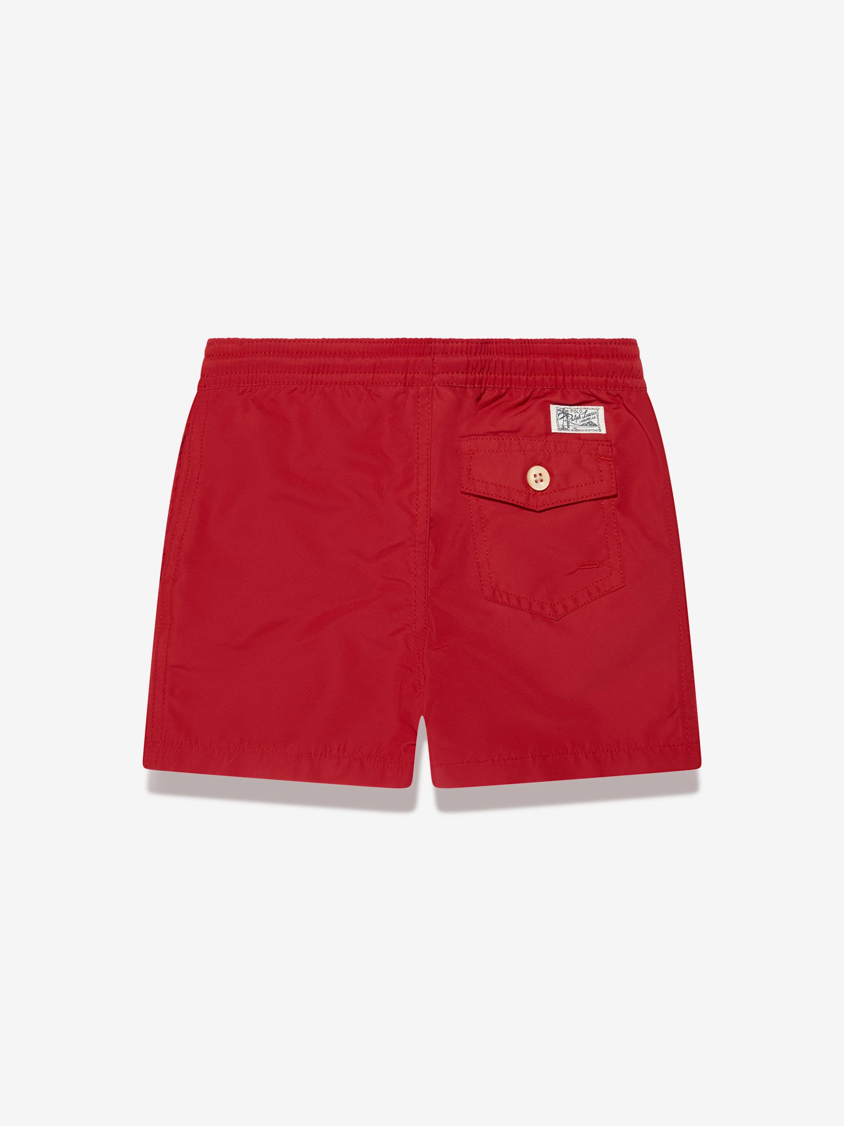 Ralph Lauren Jungen Logo Badeshorts in Rot