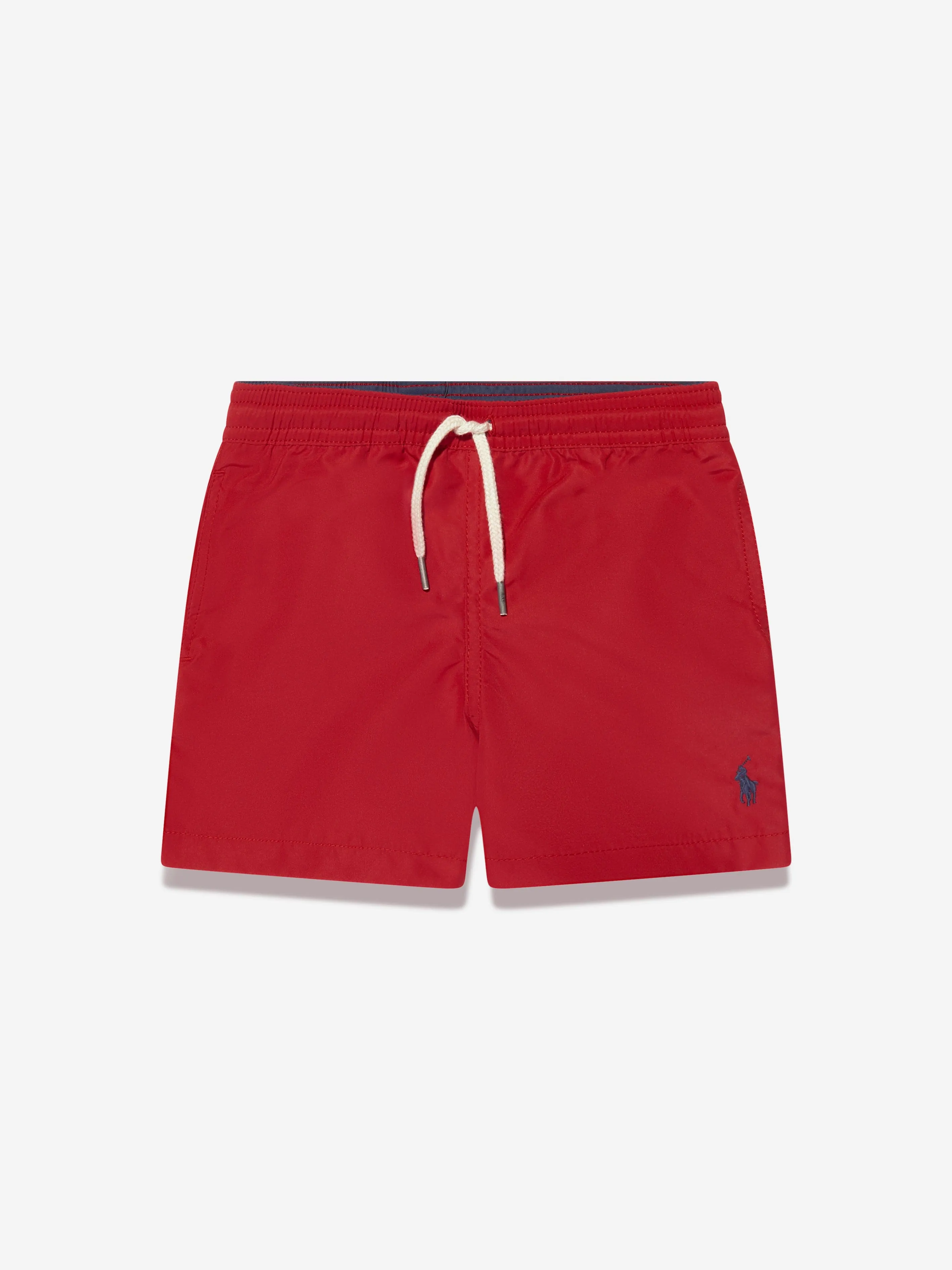 Ralph Lauren Jungen Logo Badeshorts in Rot
