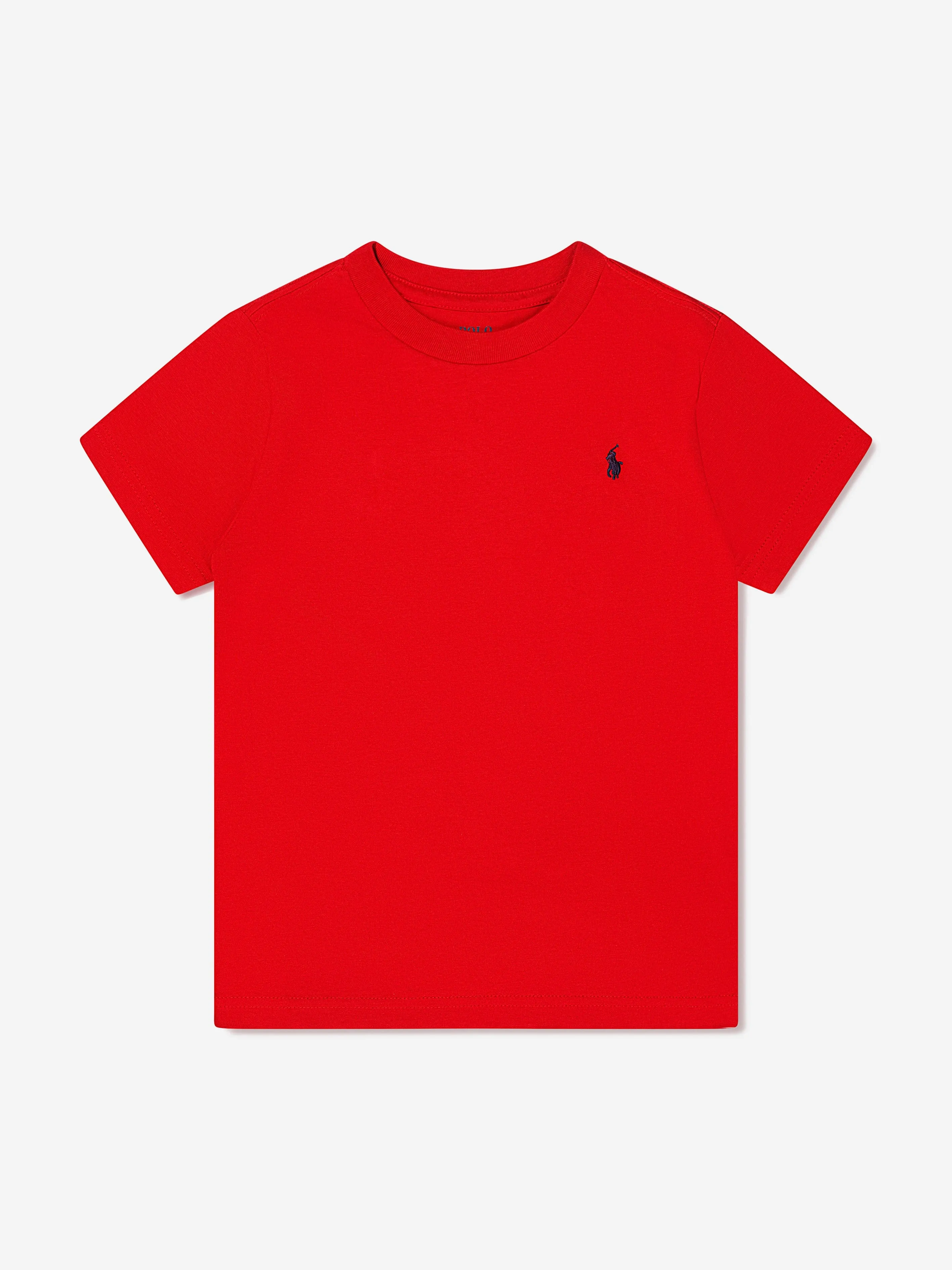Ralph Lauren Jungen Logo T-Shirt in Rot