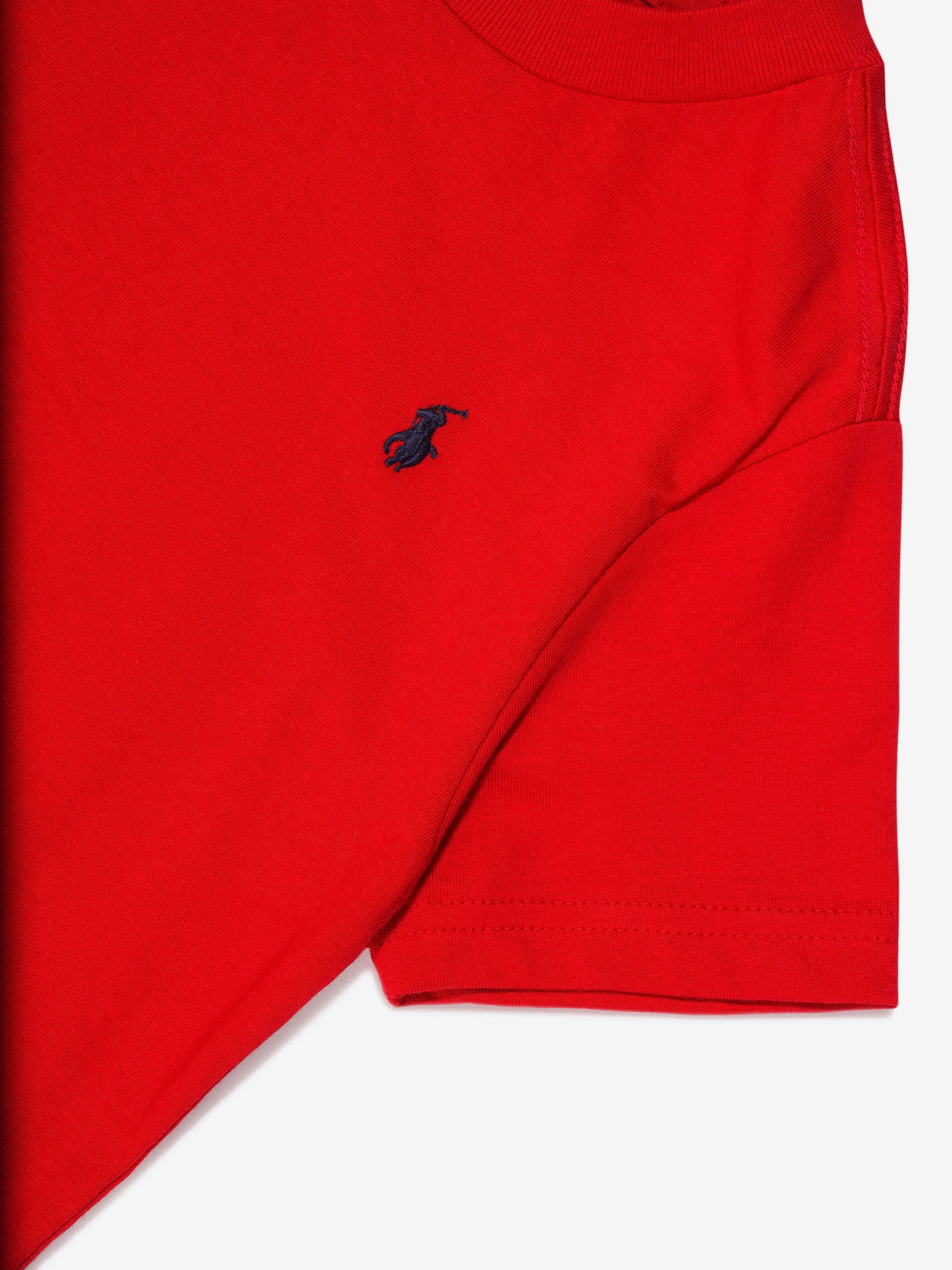 Ralph Lauren Jungen Logo T-Shirt in Rot