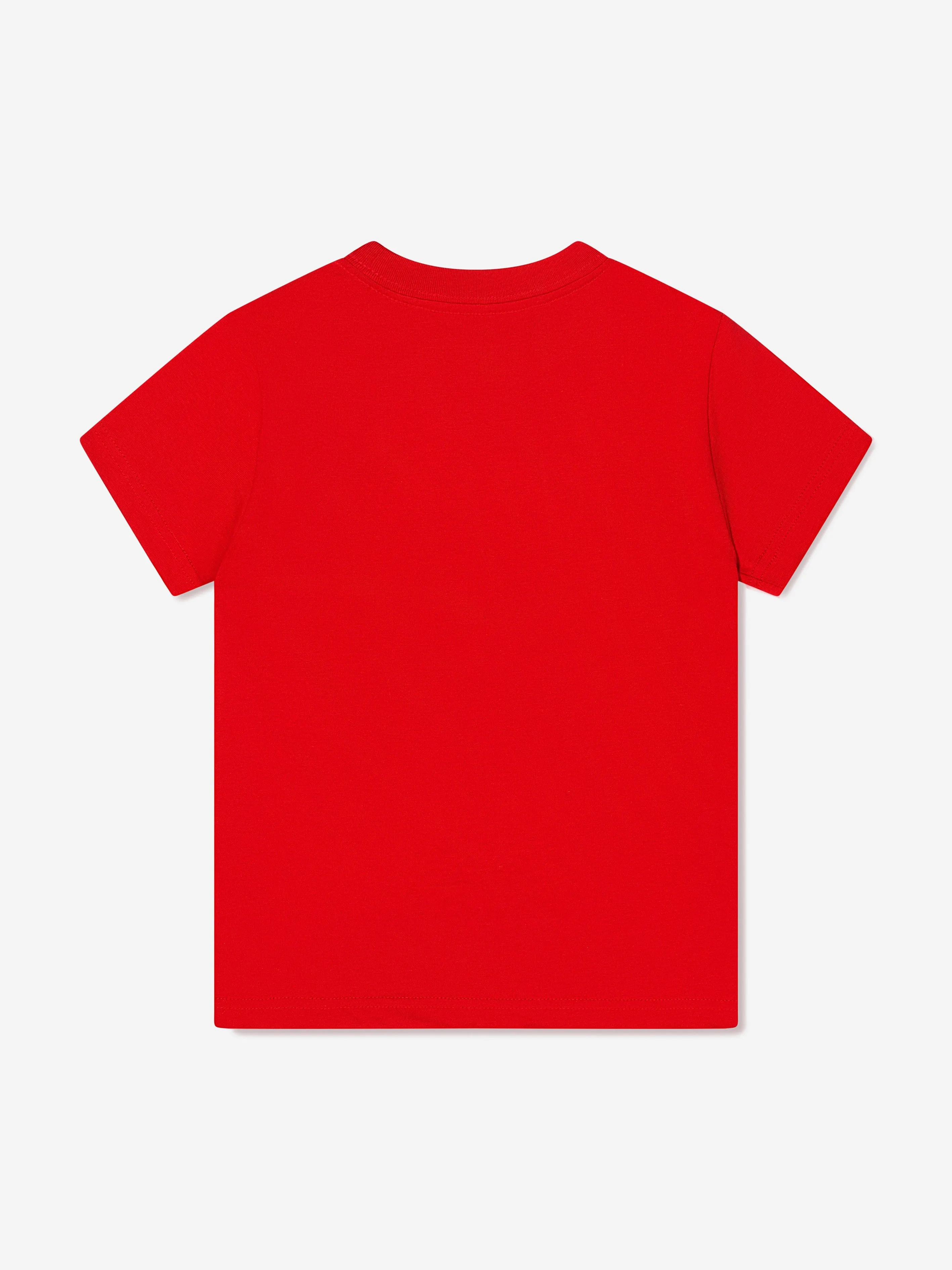 Ralph Lauren Jungen Logo T-Shirt in Rot