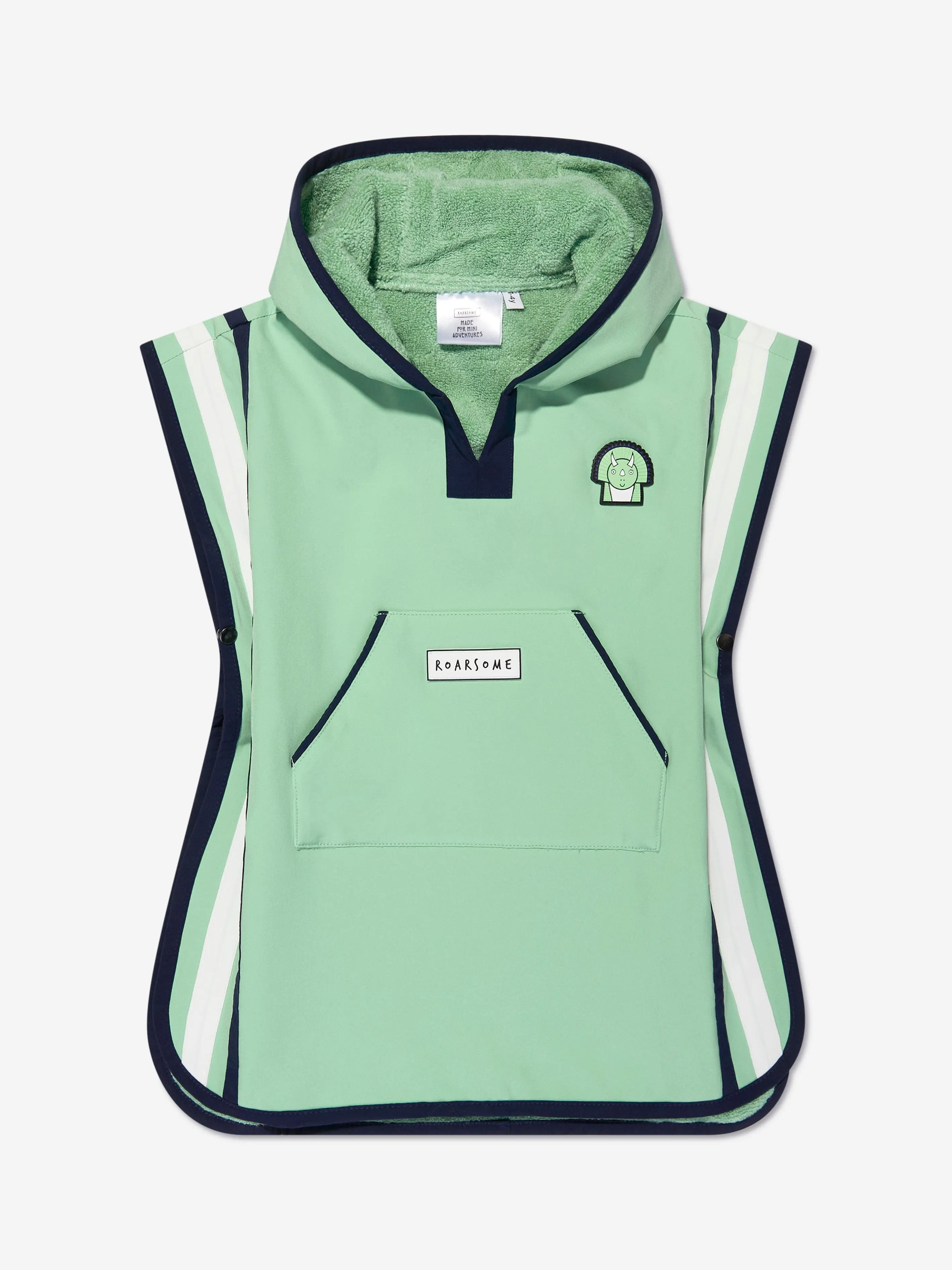 Roarsome Boys Spike Der Dinosaurier Poncho Handtuch in Grün