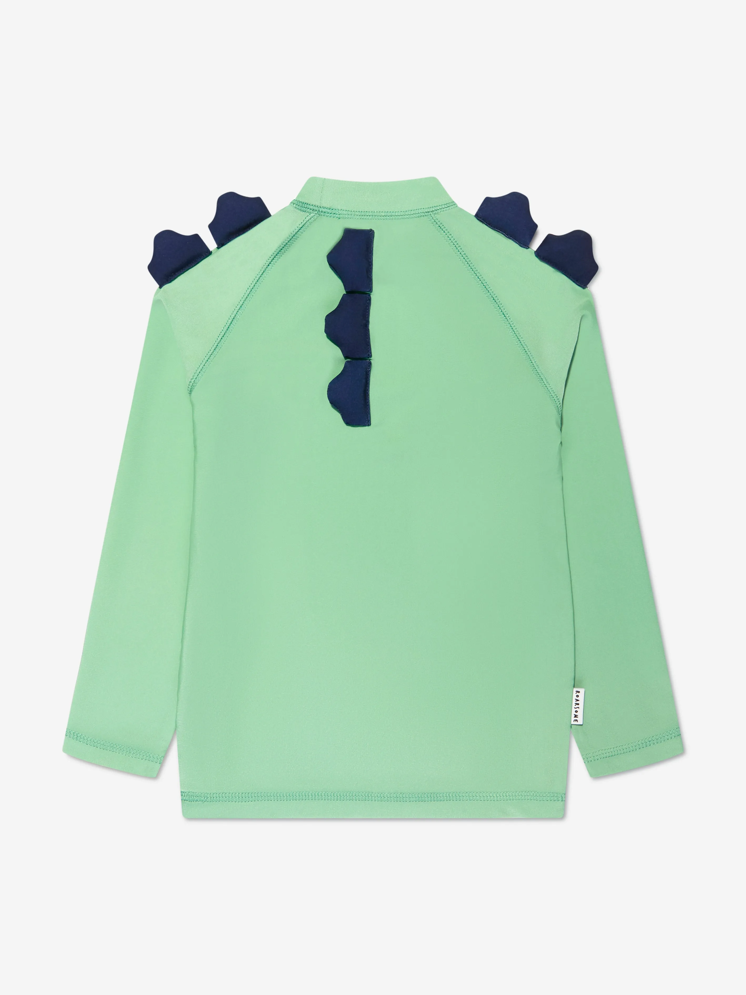 Roarsome Boys Spike Der Dinosaurier Sonnenschutz-Rashguard in Grün (UPF50 )