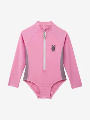 Roarsome Girls Hüpfen Den Bunny Badeanzug in Pink (UPF50 )