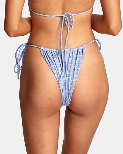 RVCA MILLE MID-RISE Medium BIKINI BOTTOM - GPU Grau Lila