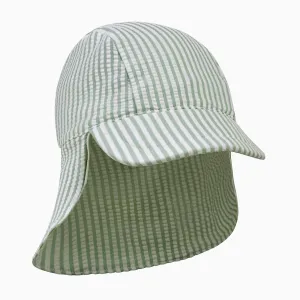Seersucker Sonnenschutz-Schwimmhut