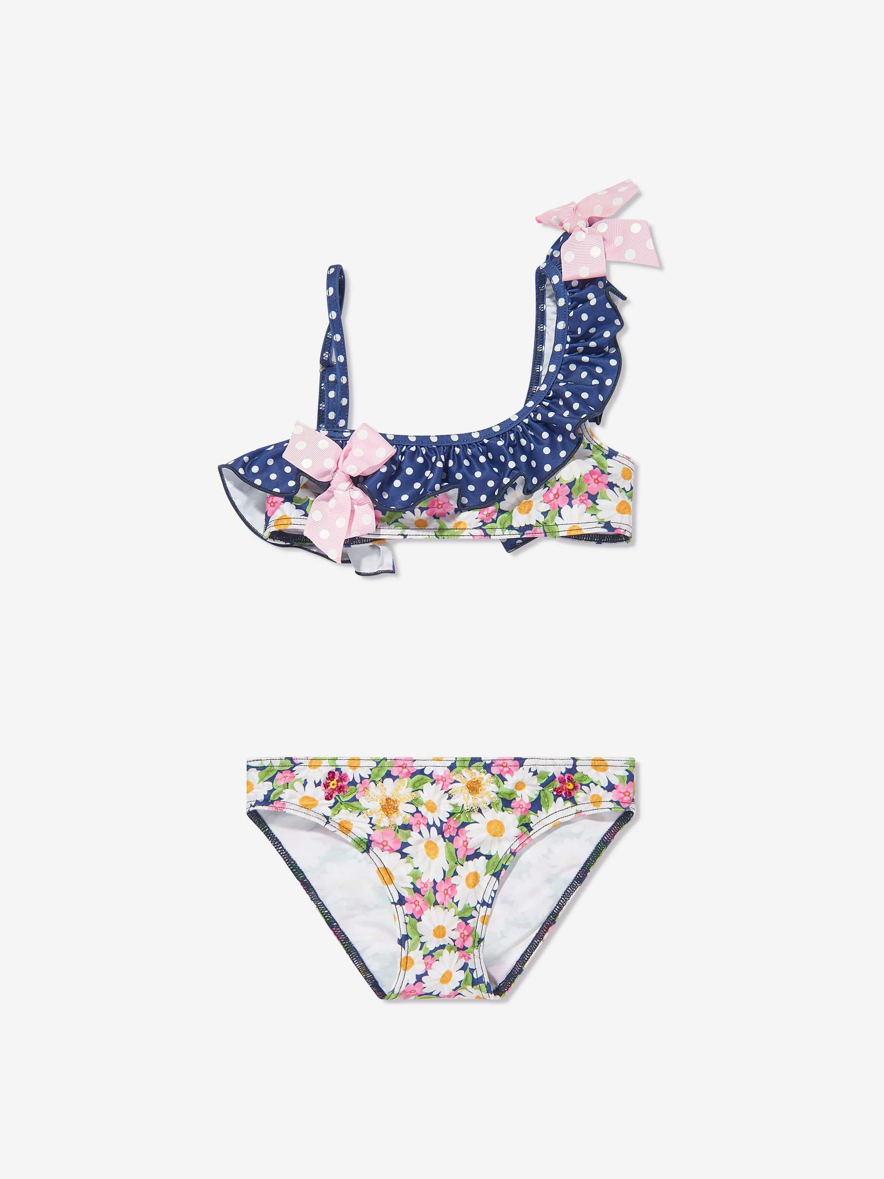 Selini Action Girls Daisy Bikini in Mehrfarbig