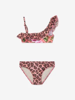 Selini Action Girls Blumen-Bikini in Rosa