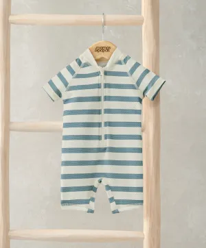 Kurzärmeliger Rashguard-Badeanzug - Gestreift für Babys und Kinder von Mamas & Papas