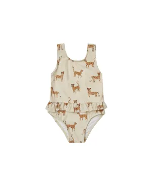 gerafftes Einteiler || Leopard