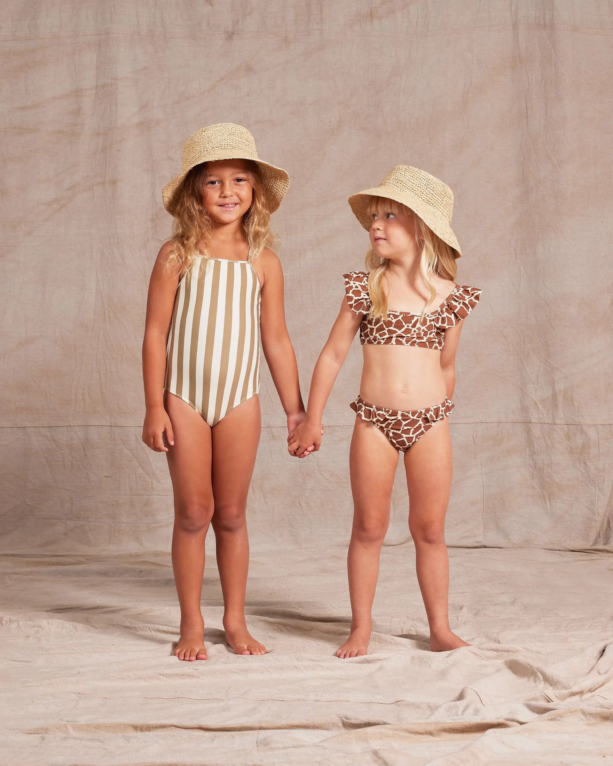 Sky One-Piece || Oliv gestreift