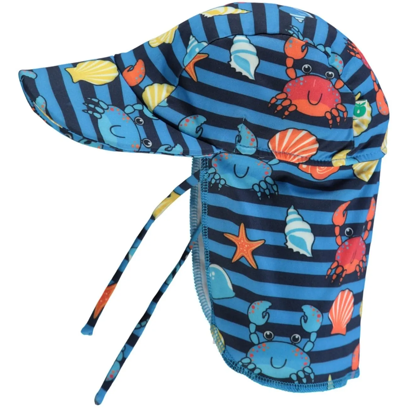 Småfolk Brilliant Blue UV50 Sonnenhut mit Krabben Babykids_Smaafolk