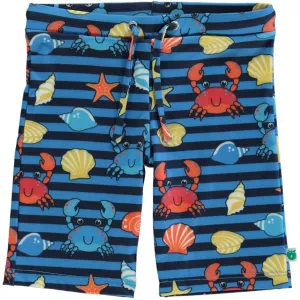 Småfolk Brilliant Blue UV50 Schwimmhose Mit Krabben Babykids_Smaafolk