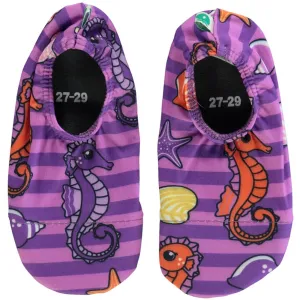 Småfolk Frühling Rosa UV50 Badeschuhe Mit Seepferdchen Babykids_Smaafolk