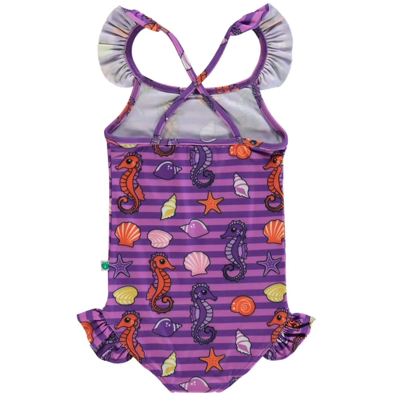 Småfolk Frühling Rosa UV50 Badeanzug Mit Seepferdchen Babykids_Smaafolk