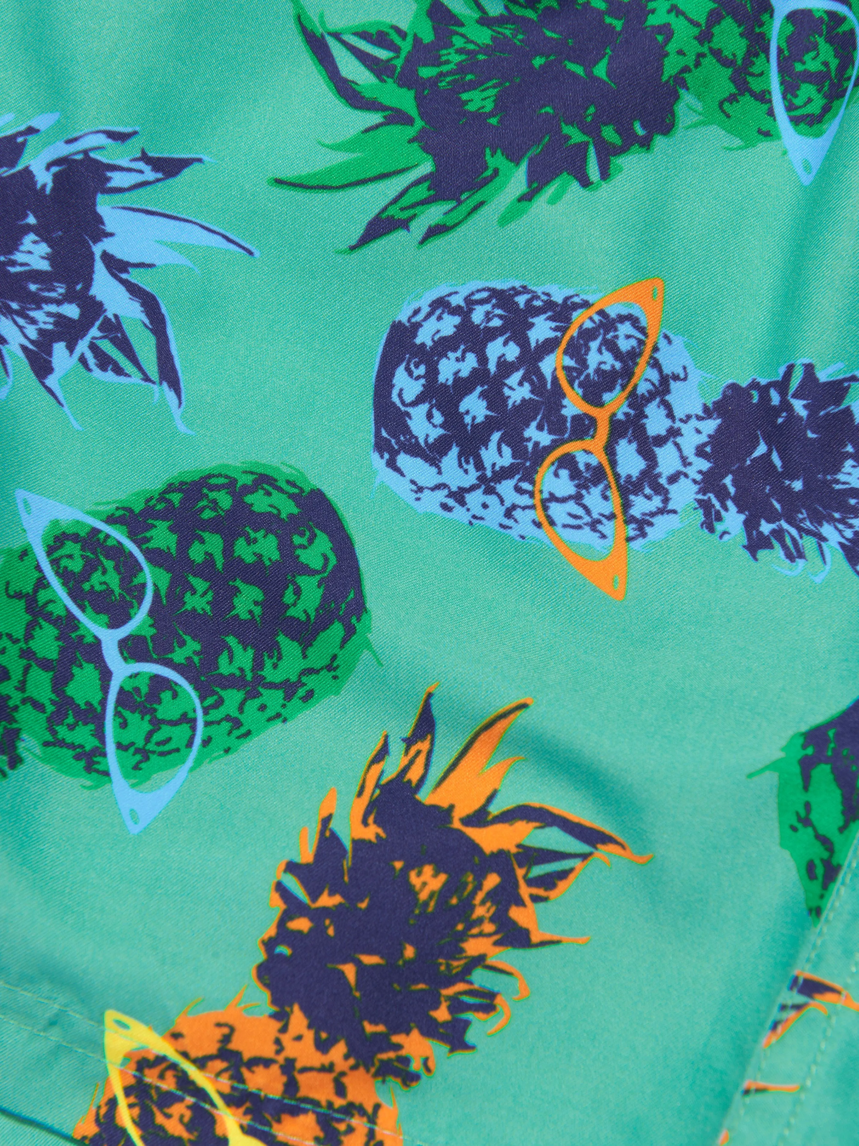 Soli Swim Boys Ananas Badeshorts (UPF50 ) in Grün