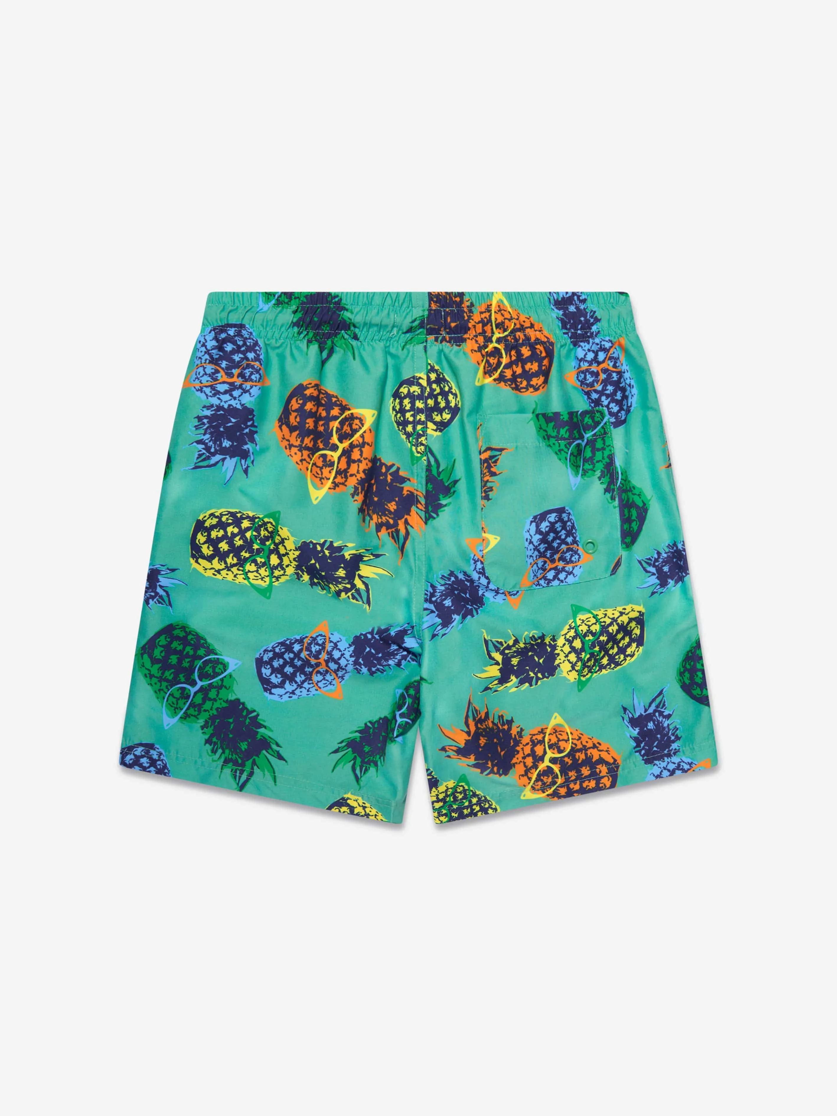 Soli Swim Boys Ananas Badeshorts (UPF50 ) in Grün