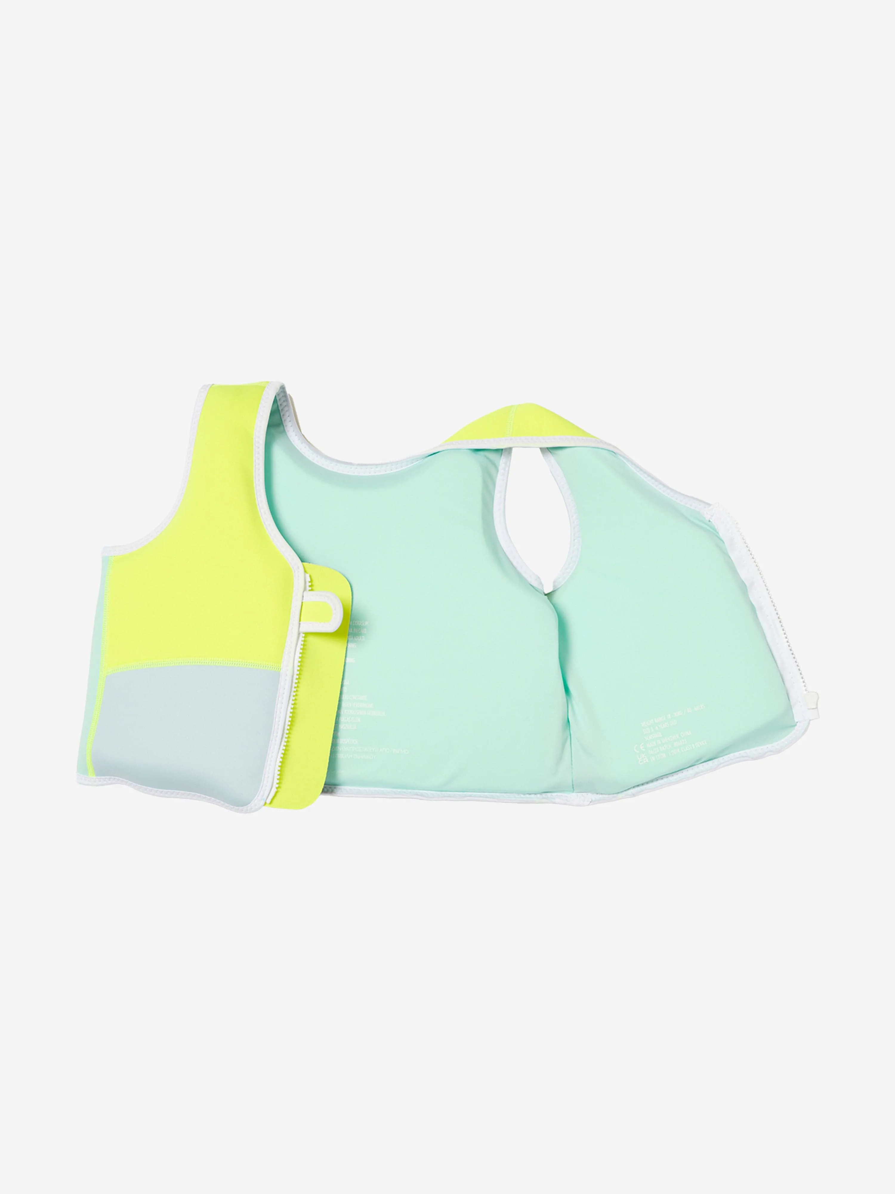 Sunnylife Kids Salty der Hai Schwimmweste in Gelb (34cm)