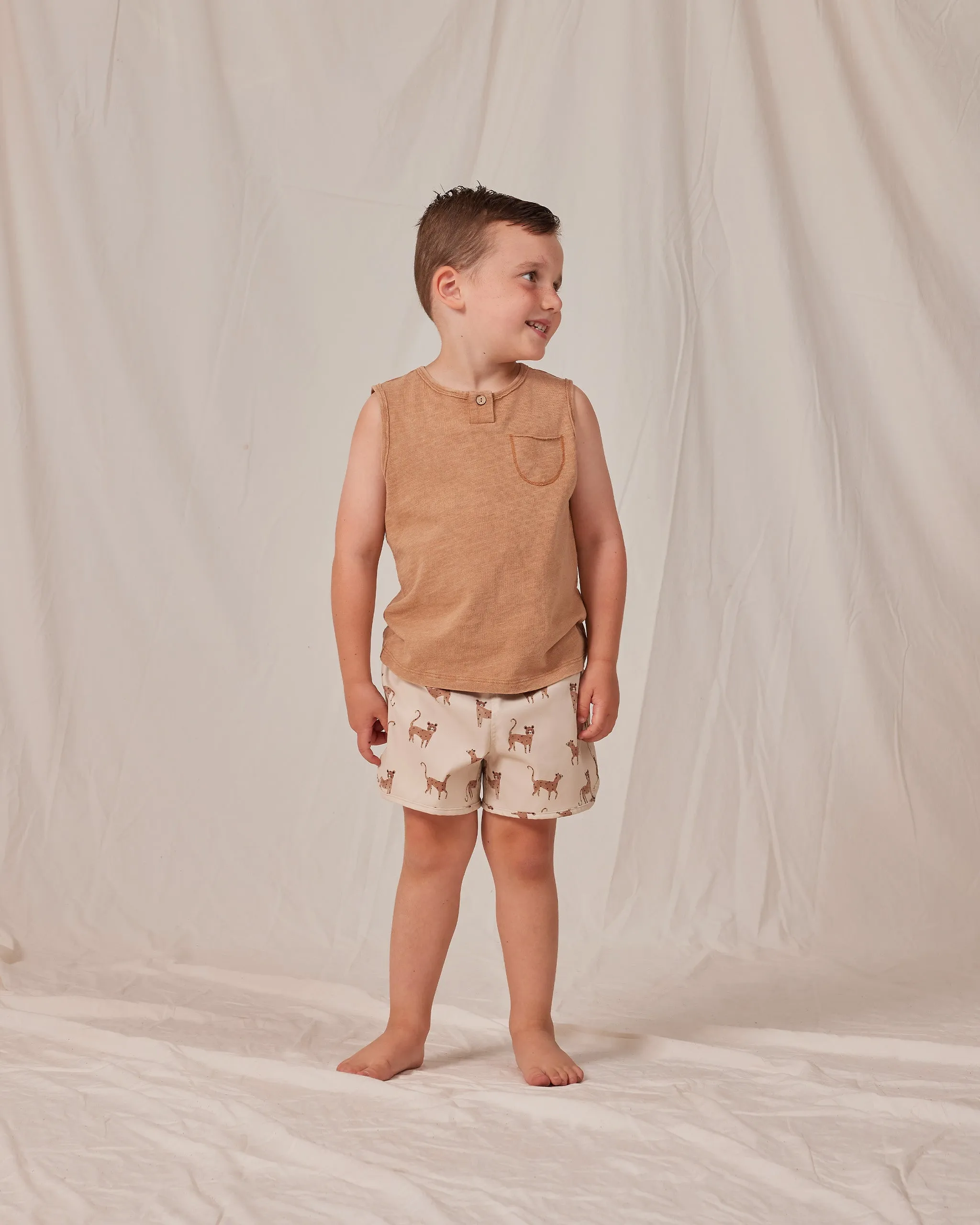 Badehose || Leopard