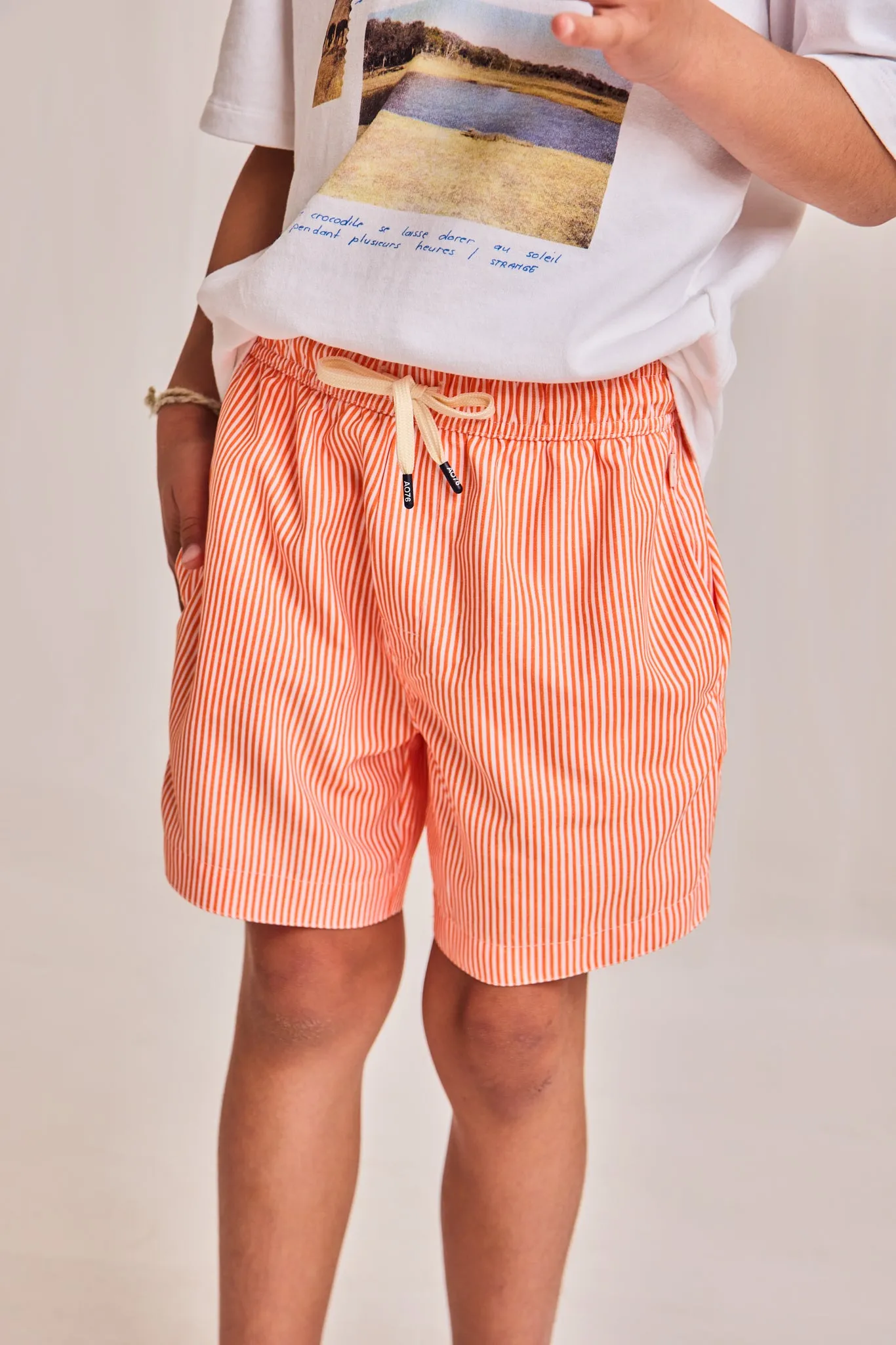 Badeshorts ao 000355 - Neonorange Ao76 Kleidung Jungen Mädchen
