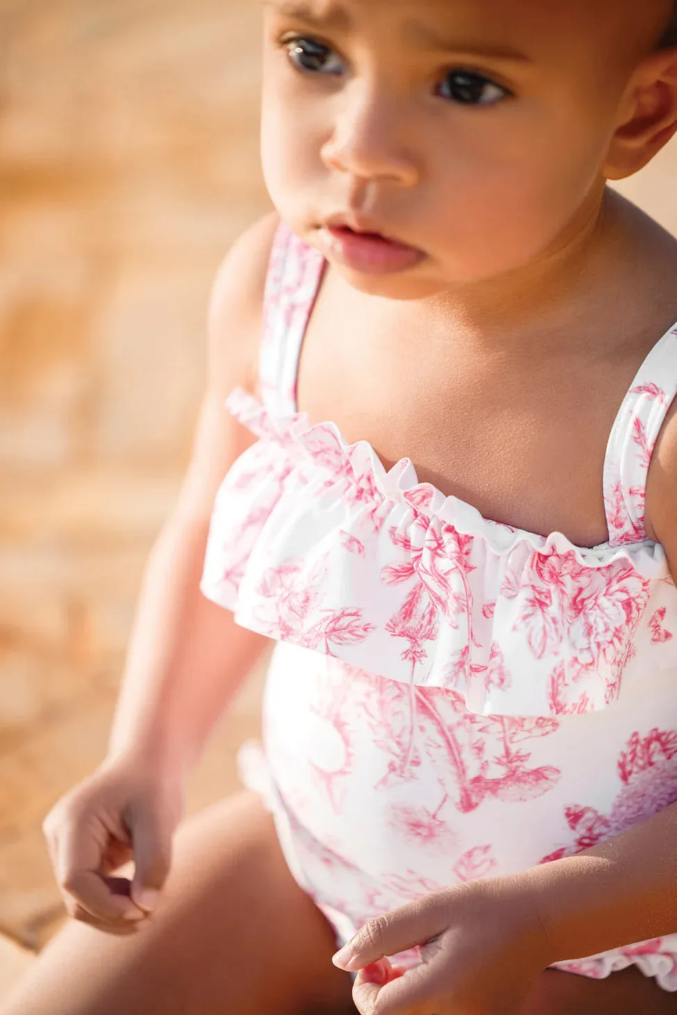 Tartine Et Chocolat Jungen Mädchen BABY CAPSULE TDJ BADEANZUG2 - Knallrosa