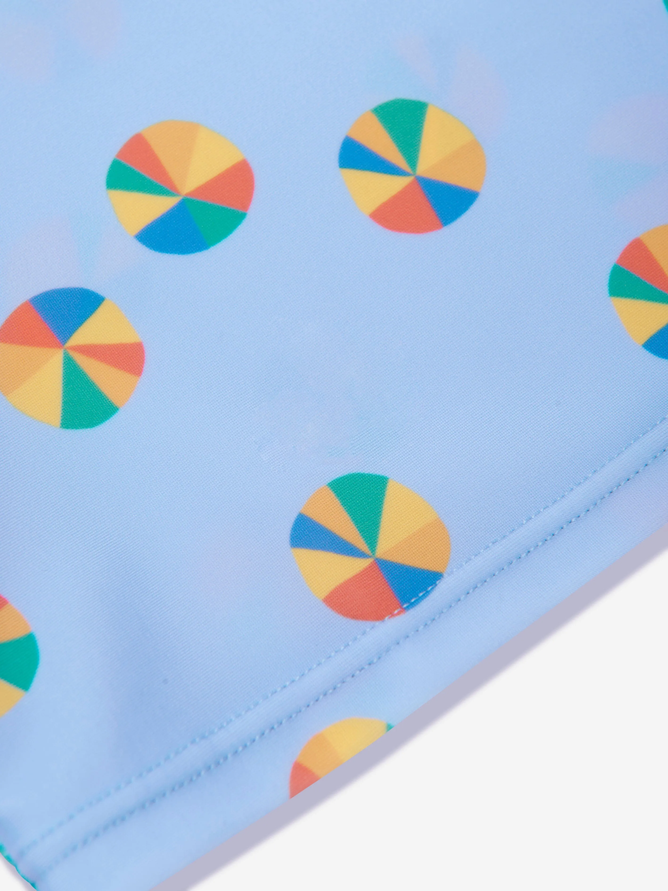 The Bonnie Mob Girls Beach Ball UV Rash Top in Blau