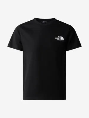 The North Face Jungen Einfaches Kuppel T-Shirt in Schwarz