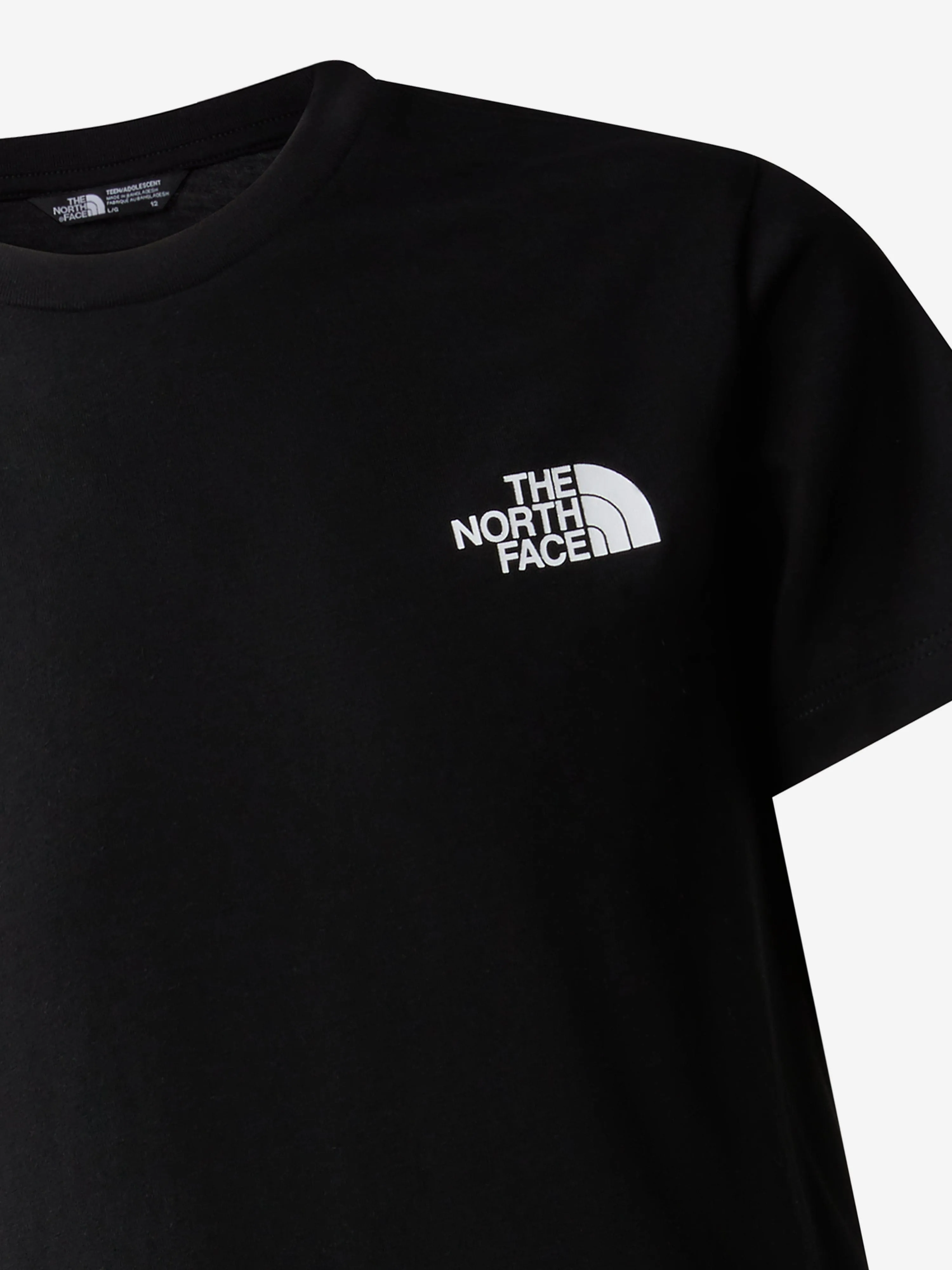 The North Face Jungen Einfaches Kuppel T-Shirt in Schwarz