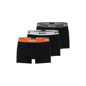 Dreierpack Stretch-Baumwoll-Boxershorts mit Logo-Bund