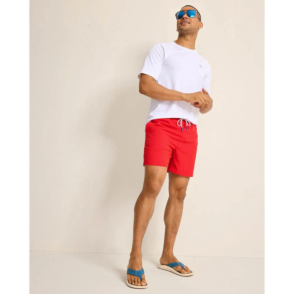 Tommy Bahama 6-Zoll Naples Bay Badehose - Boomerang Rot Herren Tommy Bahama