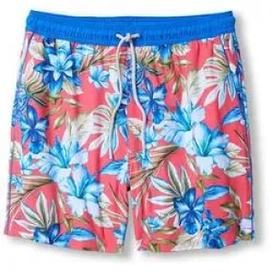 Tommy Bahama Herren 6-Zoll Naples Garden Grotto Badeshorts - Melon Berry Herren Tommy Bahama