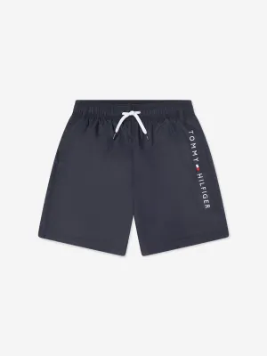Tommy Hilfiger Jungen Medium Badehose mit Zugband in Marineblau