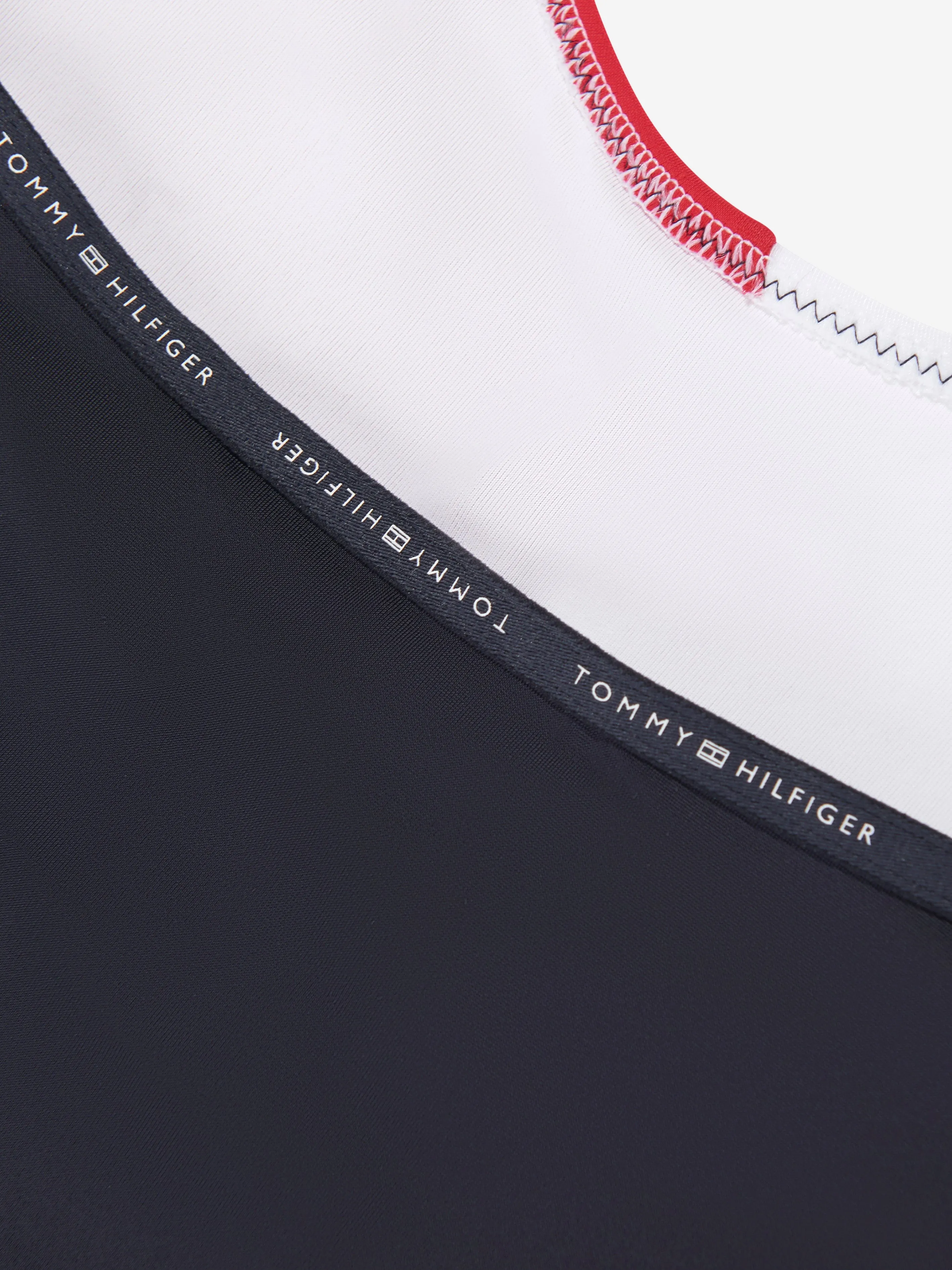 Tommy Hilfiger Mädchen Flag Badeanzug in Marineblau