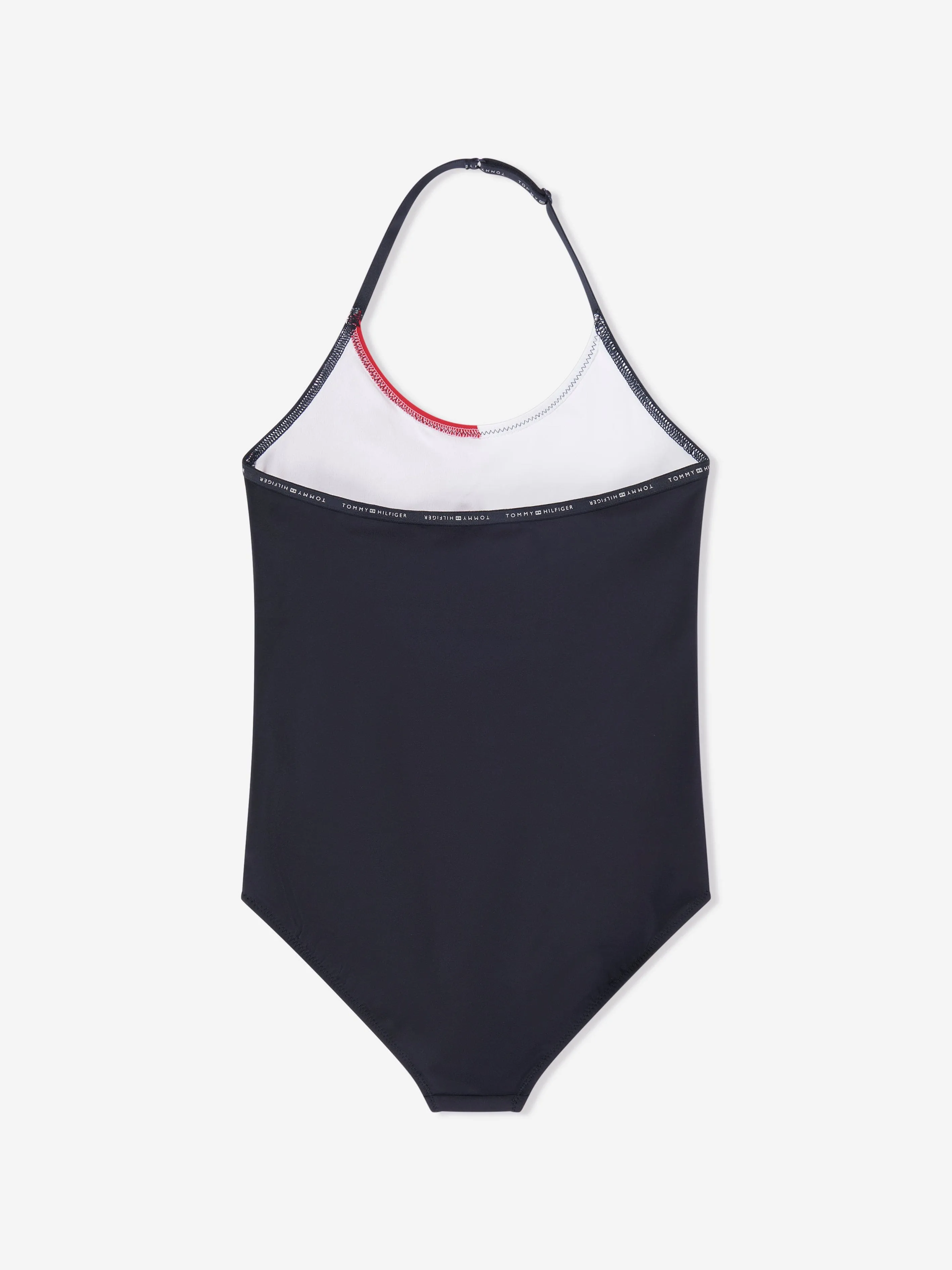 Tommy Hilfiger Mädchen Flag Badeanzug in Marineblau
