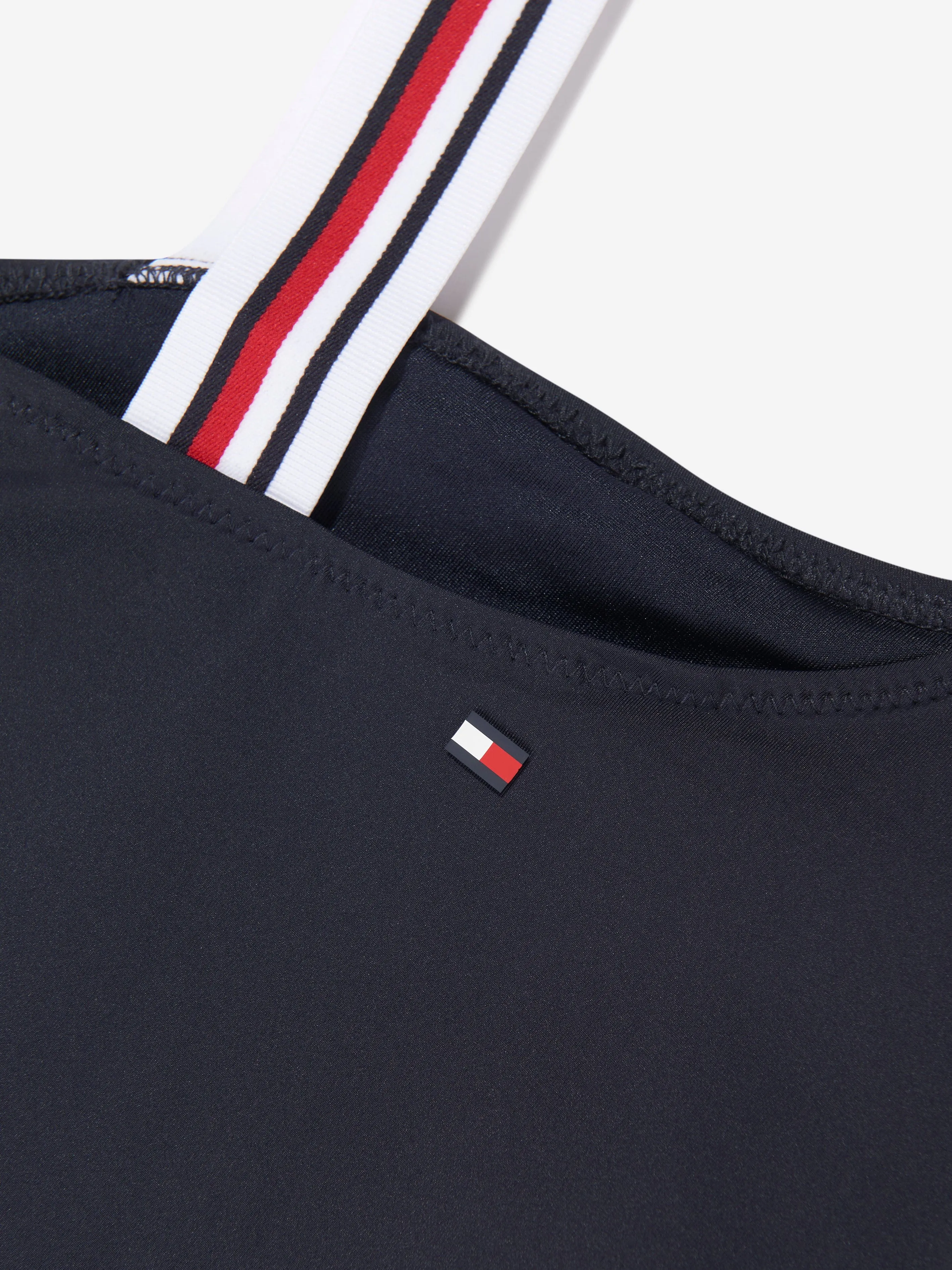 Tommy Hilfiger Mädchen Ein-Schulter Badeanzug in Marineblau