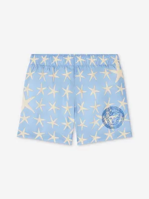 Versace Baby Boys Starfish Badehorts in Blau