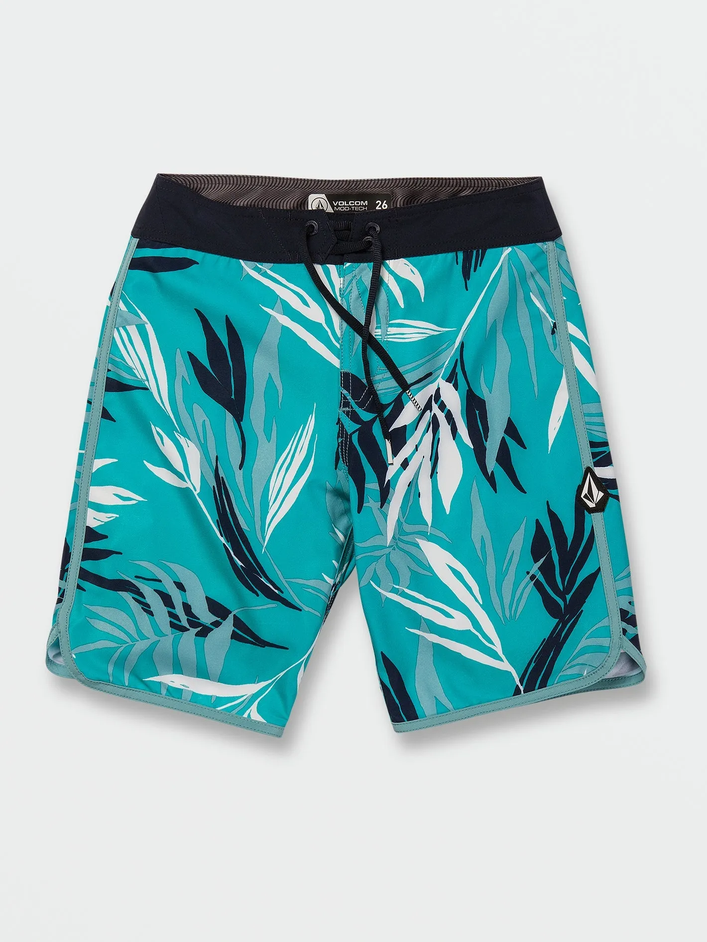 Volcom Bleeding Leaf Mod-Tech Badehose Electric Blue Volcom