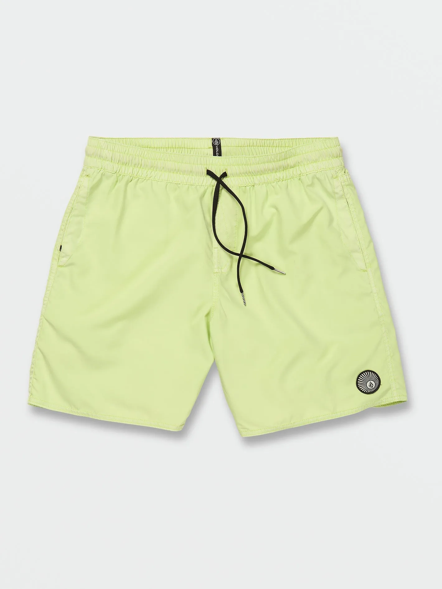 Volcom Center Badehose für Herren mit elastischem Bund in Schattenlimette