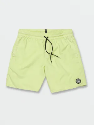 Volcom Center Badehose für Herren mit elastischem Bund in Schattenlimette