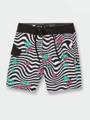 Volcom Flamingbros Modell Badehose Weiß Volcom