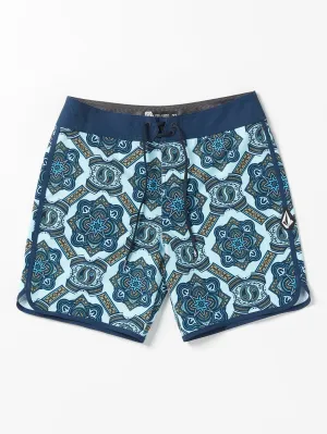 Volcom Magic Scallop Mod-Tech Badehose Nebelblau Volcom