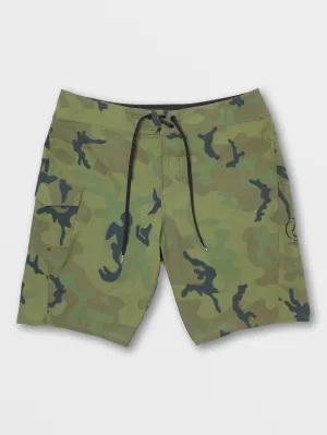 Volcom Manic 2 Badehose Grün Kombination Volcom