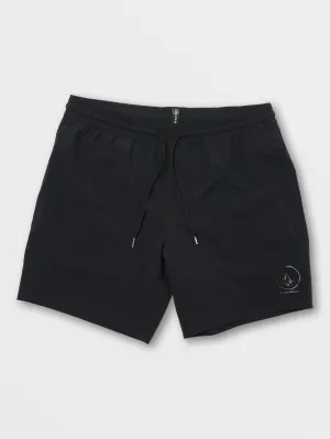 Volcom Manic Herren-Badeshorts Schwarz Volcom