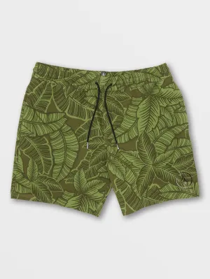 Volcom Manic Herren-Badeshorts Grün Kombination Volcom